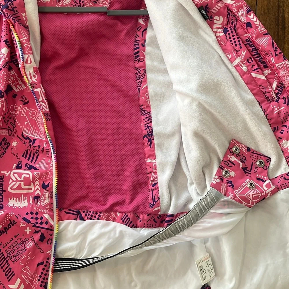 North Pole Ski Snow pink jacket hoodie size M - Picture 8 of 15